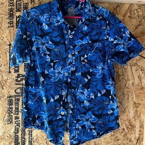 Blue Floral kids Shirt